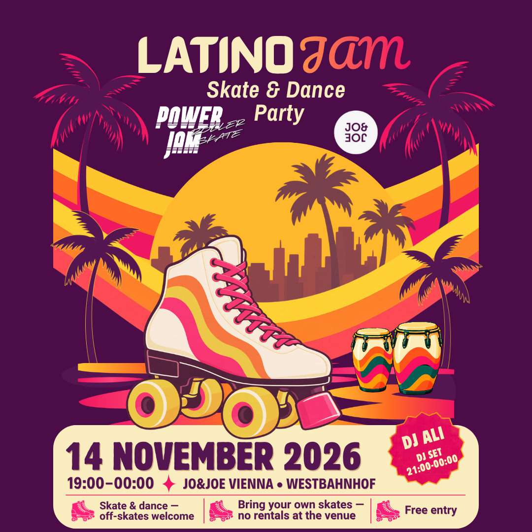 Featured image for “Skate & Dance Party: Latino Jam, 14.11.26”